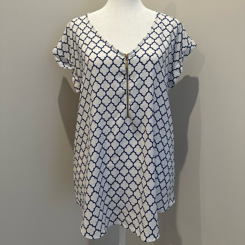 Navy Blouse